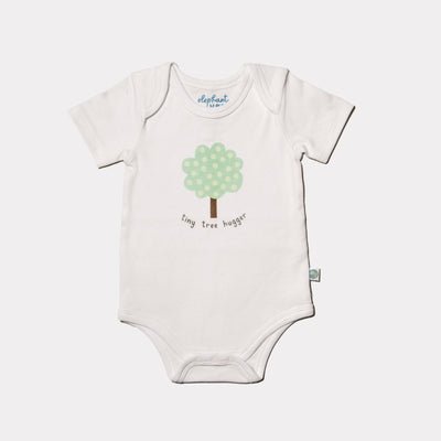 Grow With Me Short Sleeved Onesie - Tiny Tree Hugger