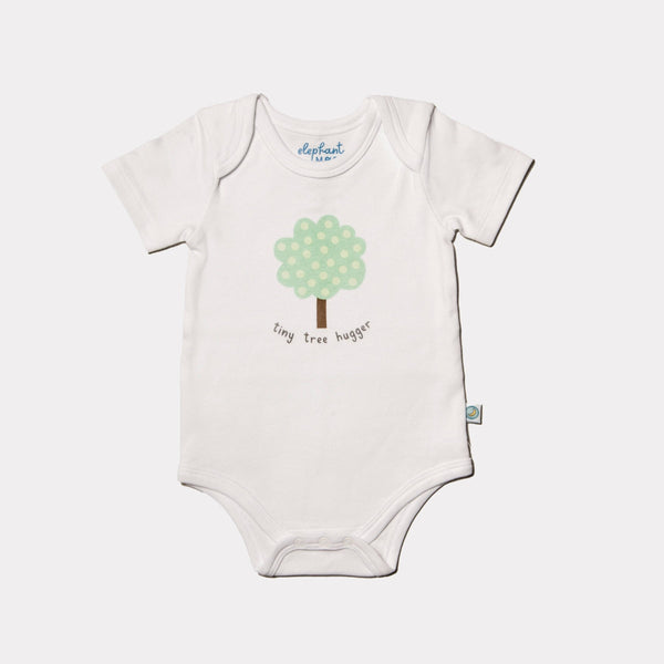Grow With Me Short Sleeved Onesie - Tiny Tree Hugger