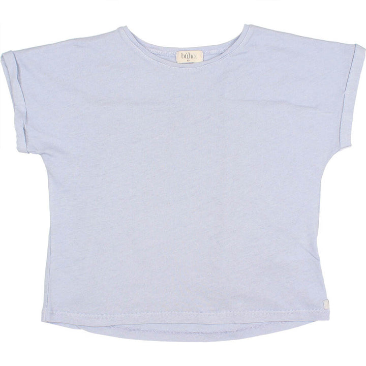 Rolled Sleeve Linen Tee Shirt - Anil