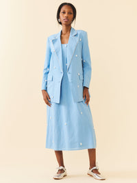 Sloan Blazer - Pearly Blue