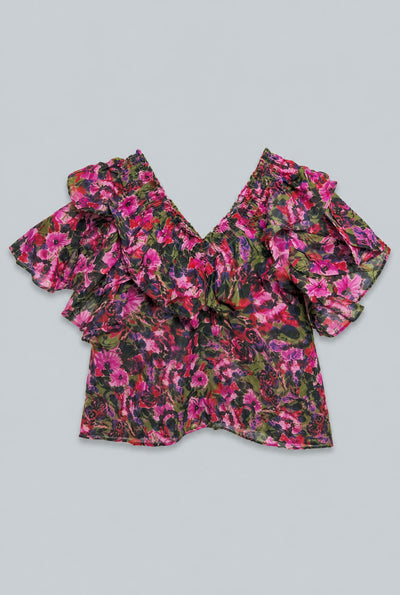 Felix Ruffle Top - Pink