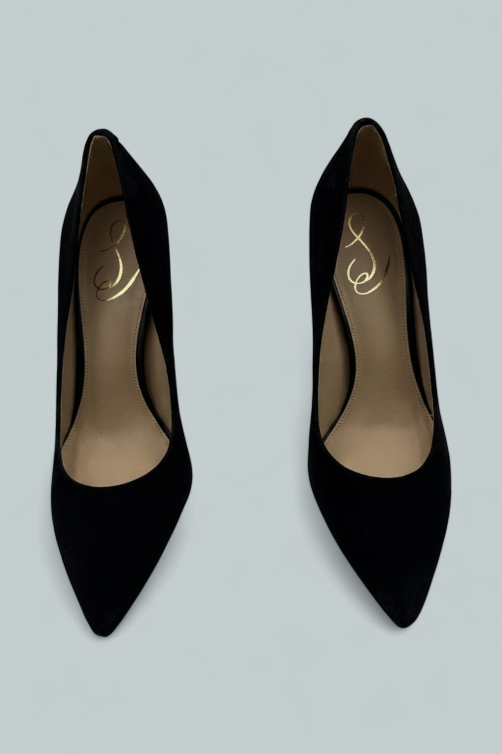 Women's Hazel Leather Pumps - Black Suede