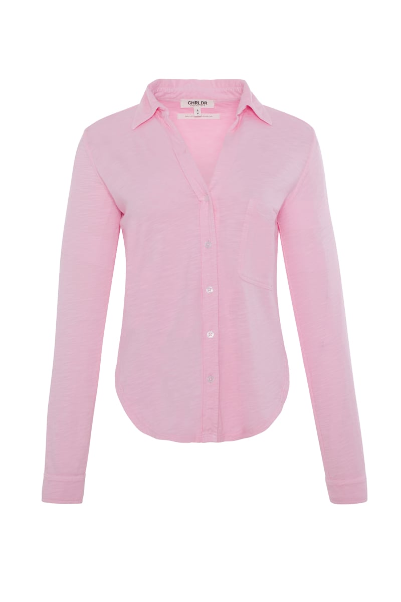 Amrat Jersey Blouse - Blush