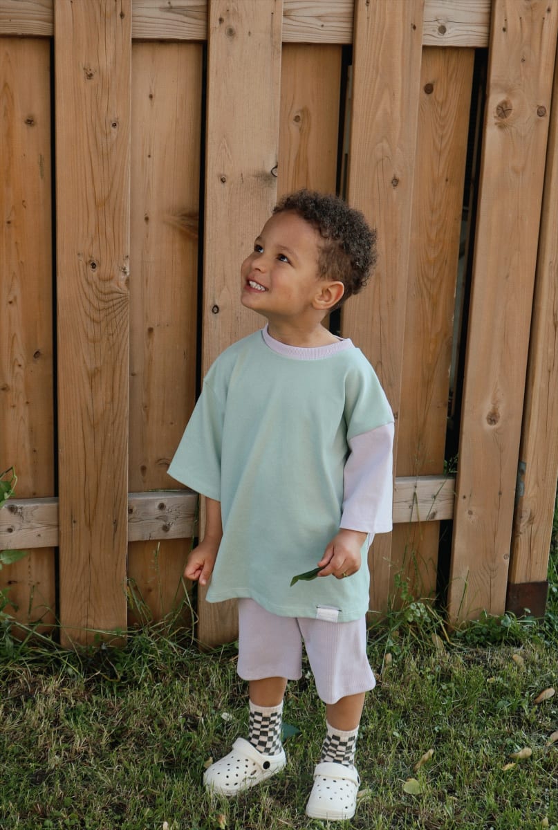 Oversize T-Shirt - Two-Tone