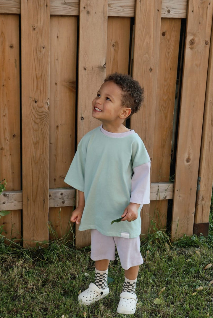 Oversize T-Shirt - Two-Tone