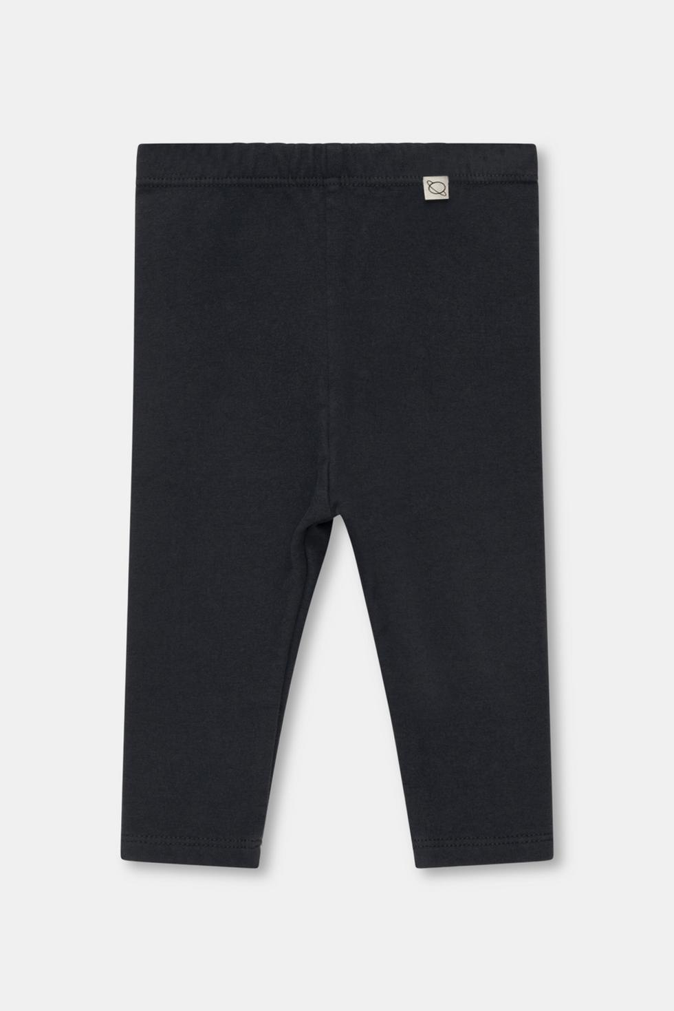 Organic baby leggings - Dark grey