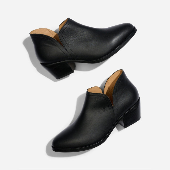 Mia Everyday Ankle Bootie - Black/Black - FINAL SALE