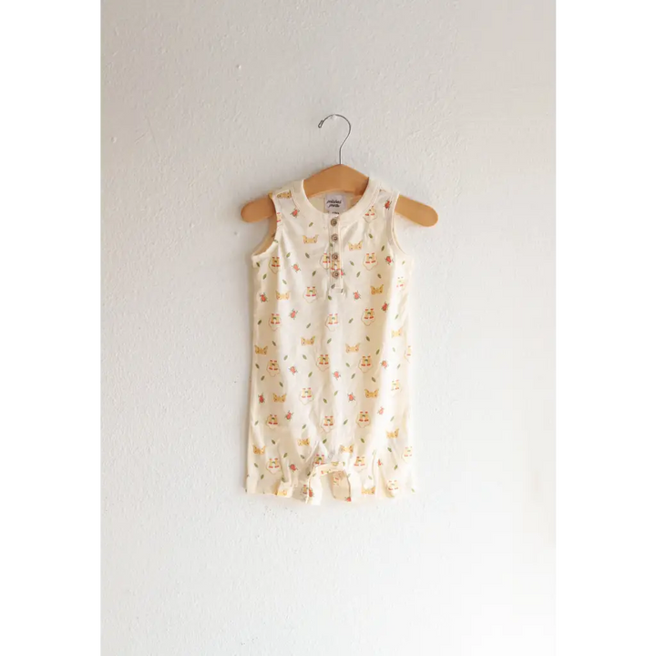 Baby Bugs and Binoculars Henley Romper