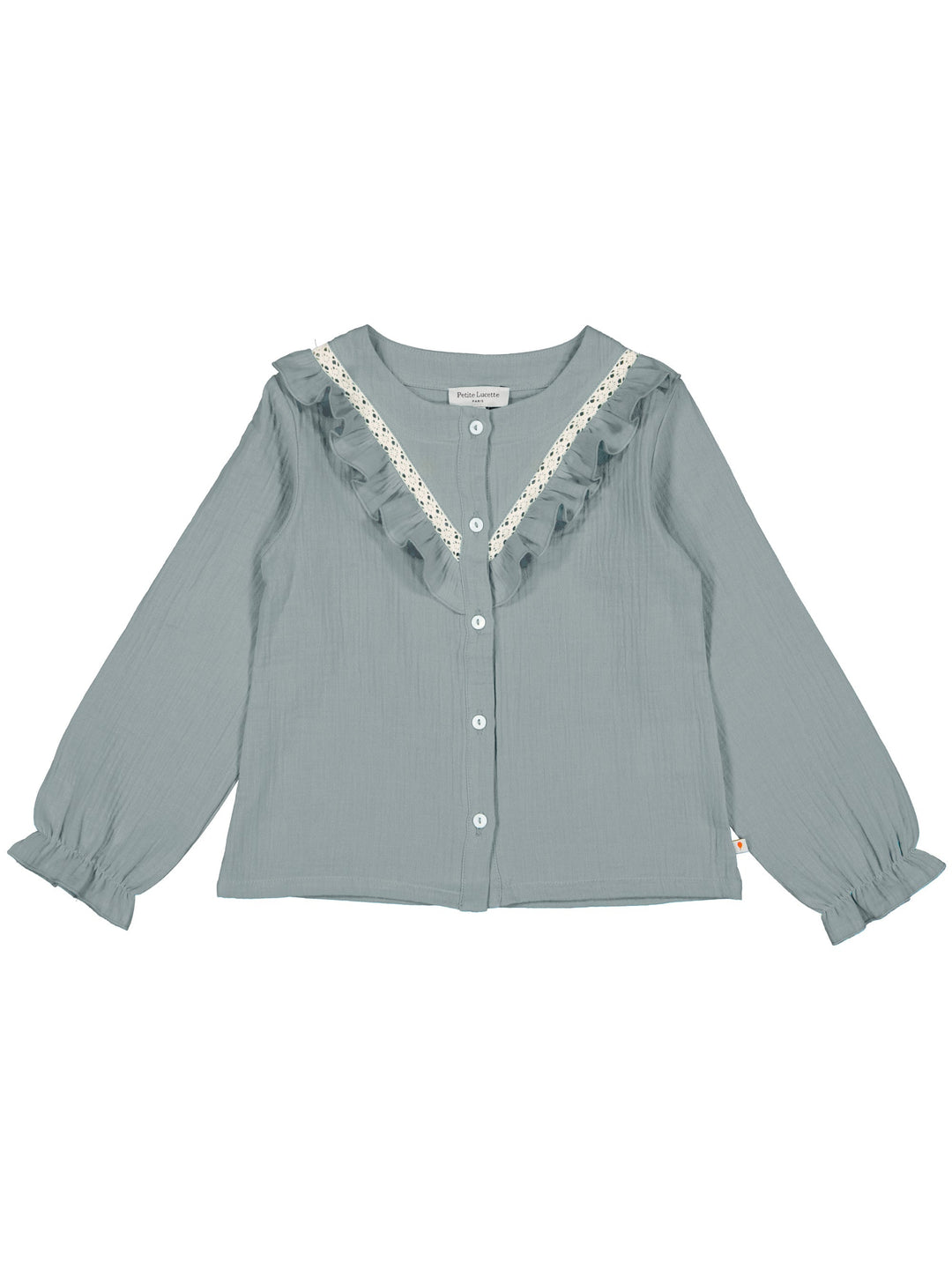 Persee Ruffled Blouse - Sea Foam