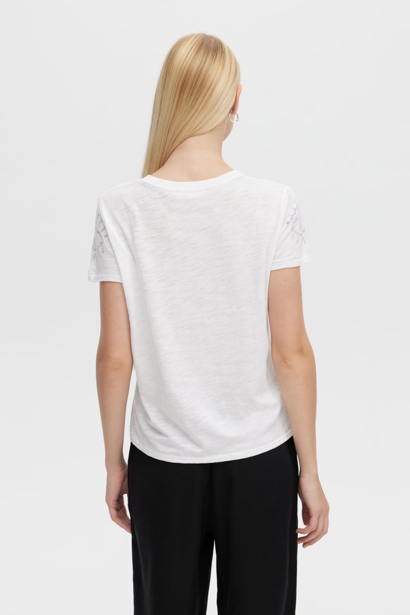 Jane Evil Eye Perfect Tee - White