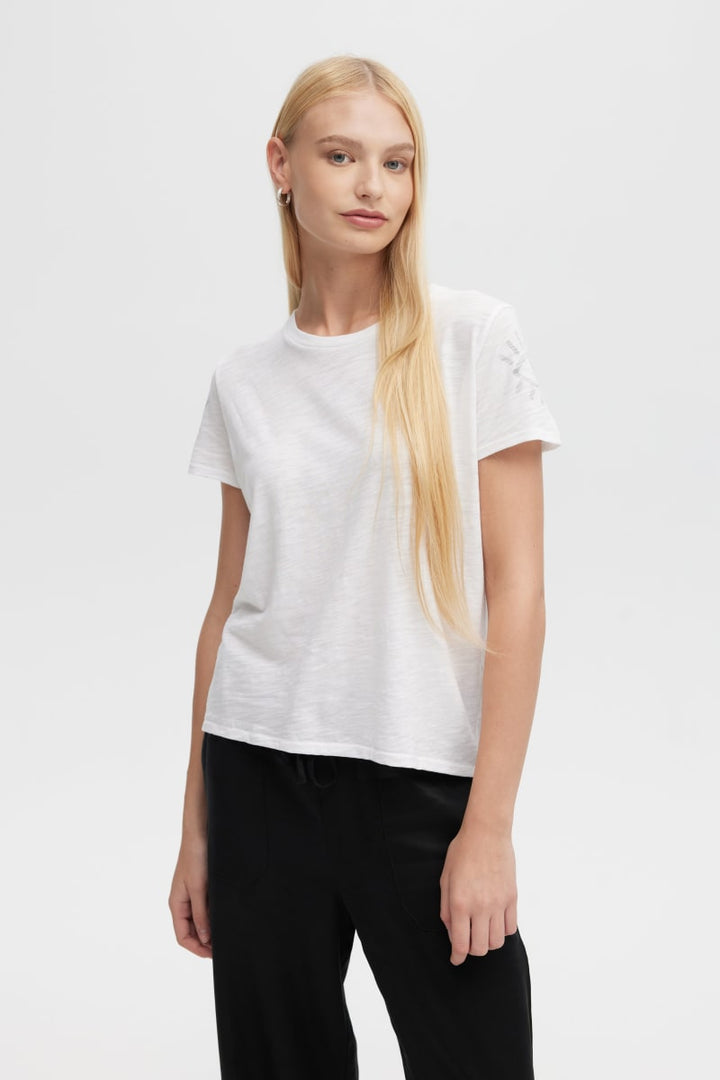 Jane Evil Eye Perfect Tee - White