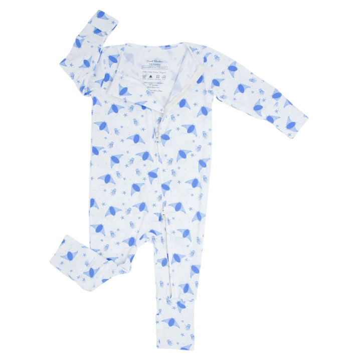 Convertible Romper - Stingray Blue