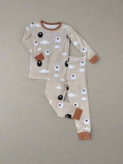 Two Piece Bamboo PJ - Sheep Dreams