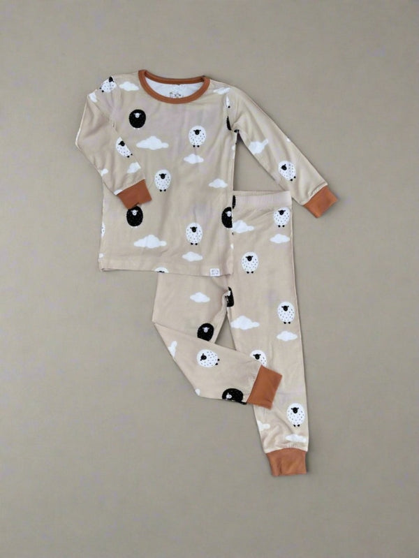 Two Piece Bamboo PJ - Sheep Dreams