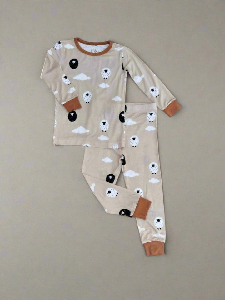 Two Piece Bamboo PJ - Sheep Dreams