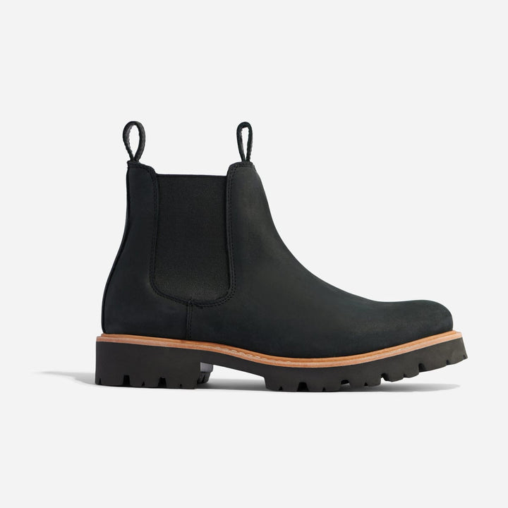 Go-To Lug Chelsea Boot - Black - FINAL SALE