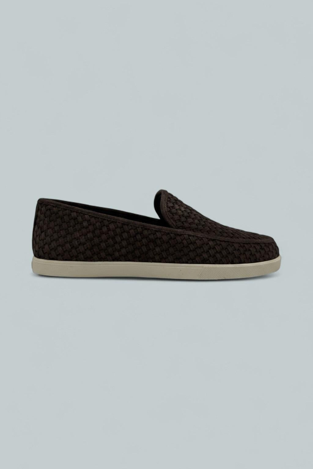 Sonoma Woven Suede Loafer - Cocoa Brown