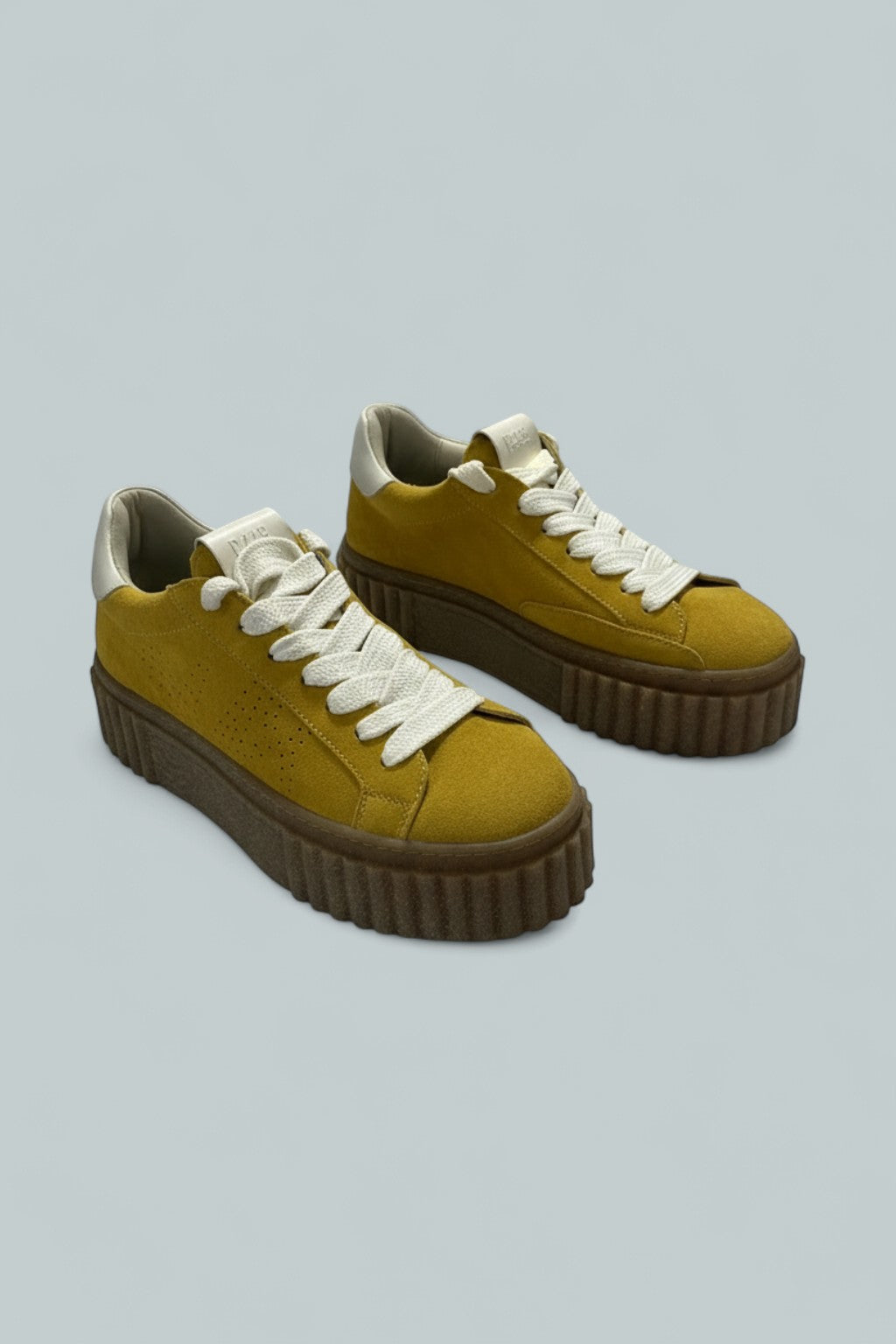 Women's Creeper Sneakers - Yellow