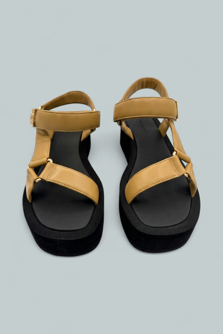 Mellow Platform Sandals - Ginger Shortbread