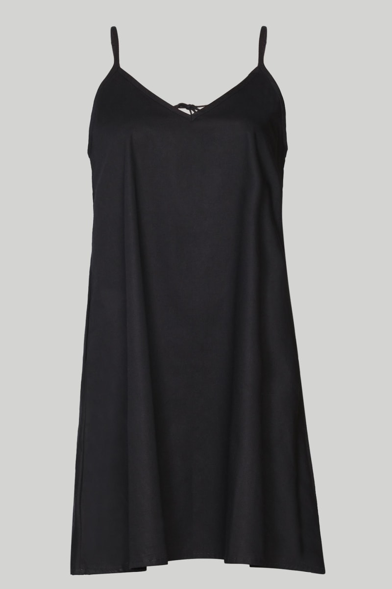 Short Tent Dress - Black