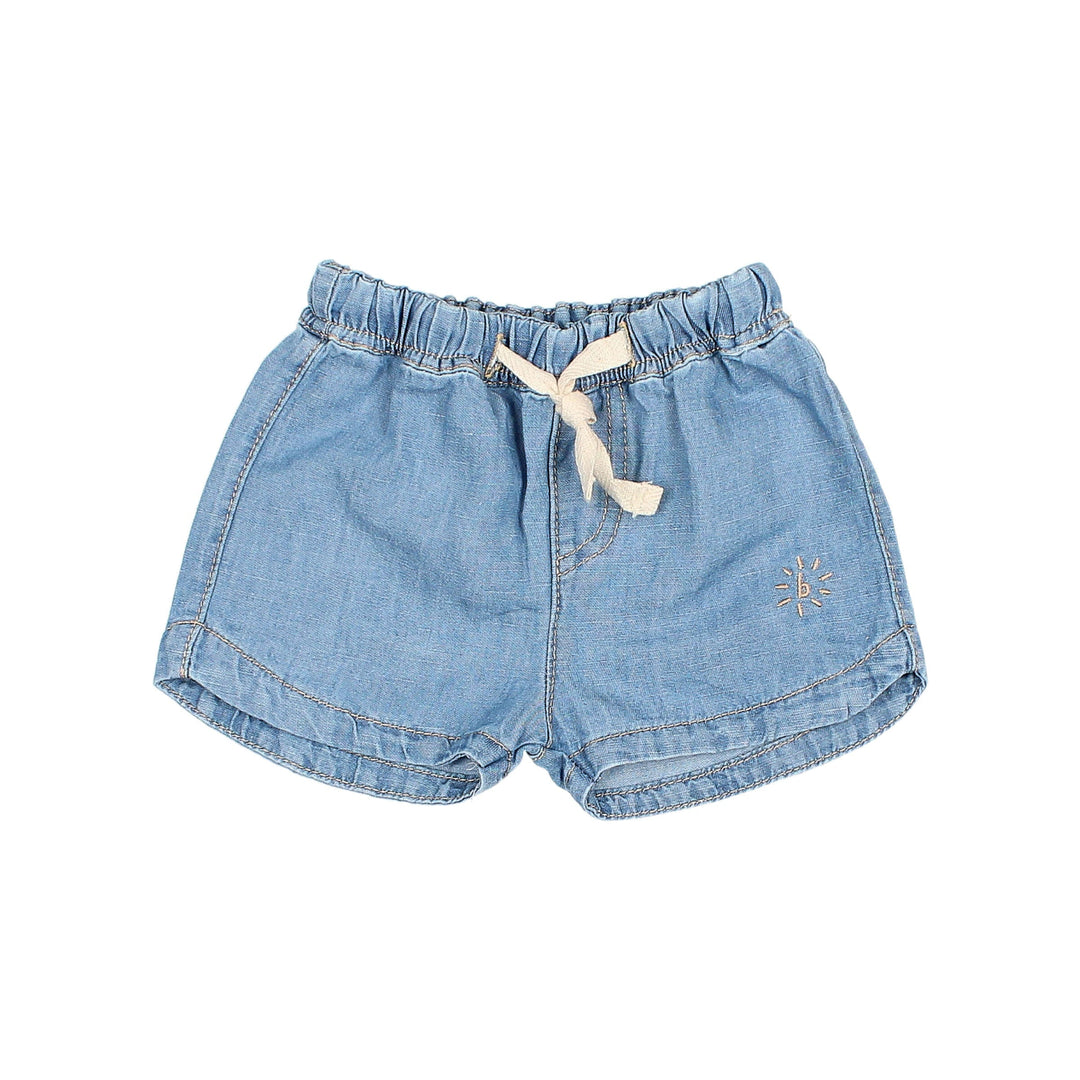 BB Denim Linen Shorts - Denim