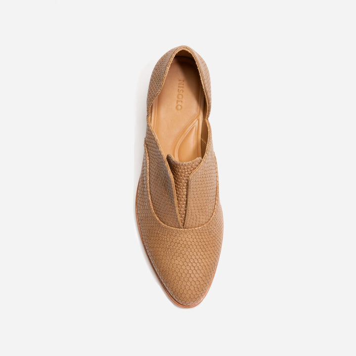 Emma d'Orsay Oxford 2.0 Snake - Almond