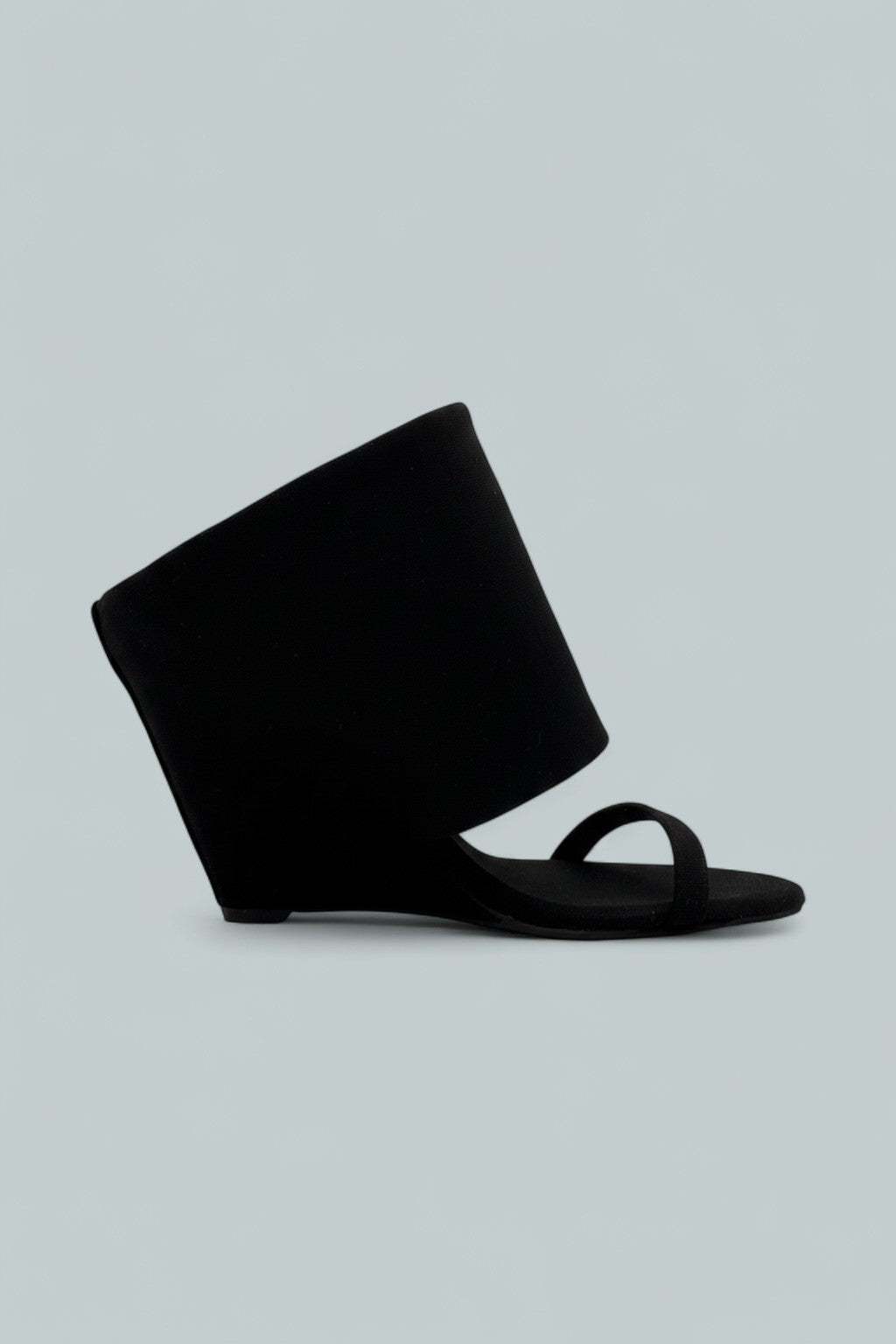 Shady Cuffed Sandals - Black Canvas