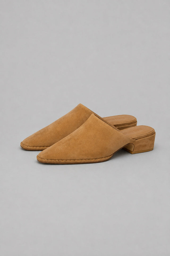 Women's Dessa Mule Pumps - Tan Suede