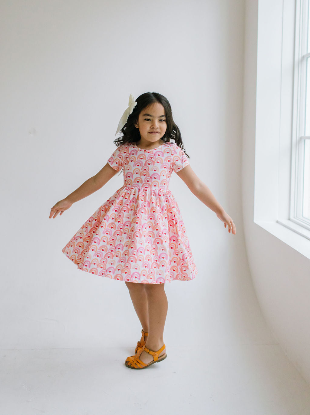 Day Dress - Rainbow Hearts