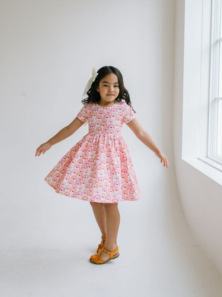 Day Dress - Rainbow Hearts