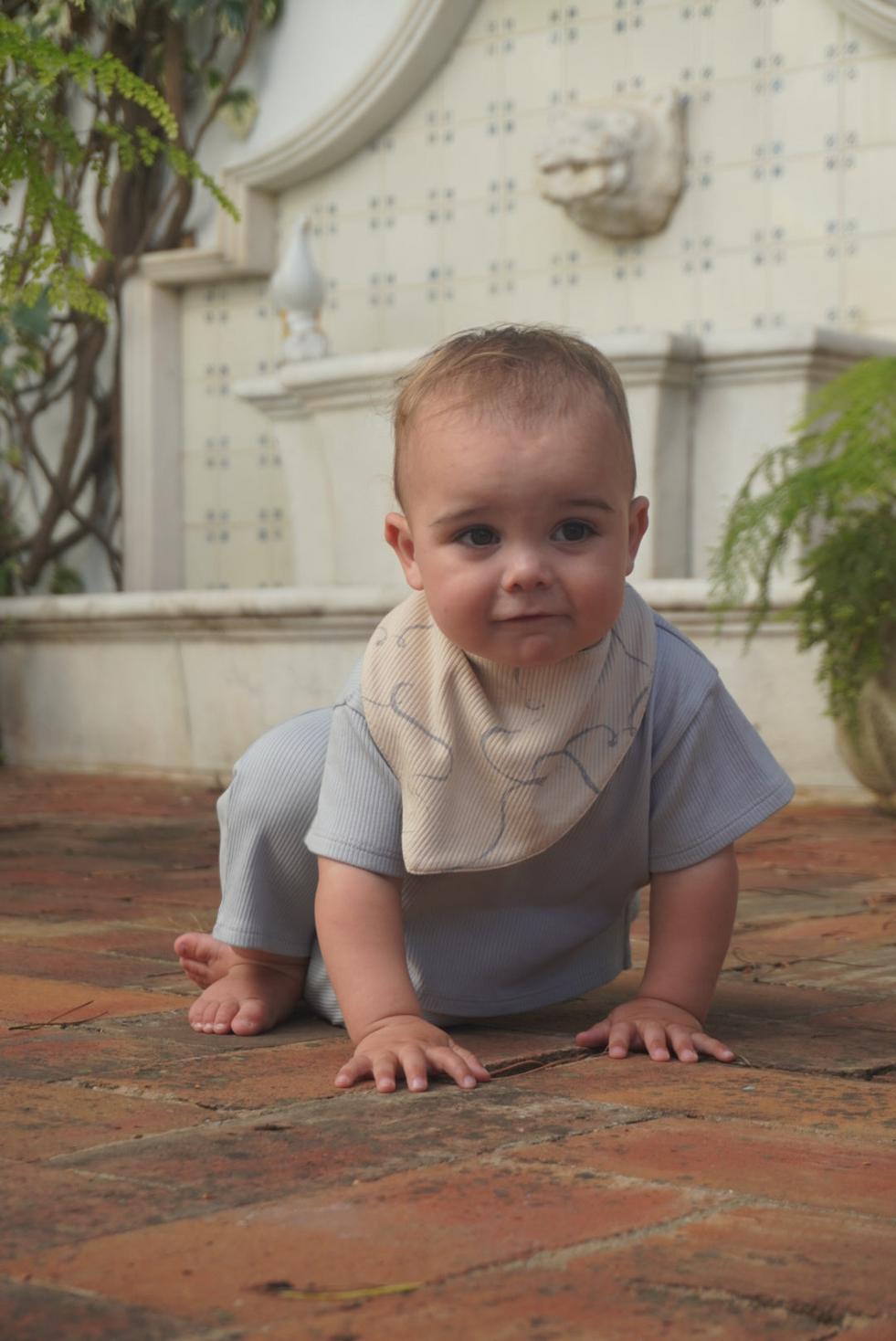 Organic Pima Cotton Bib - Breeze