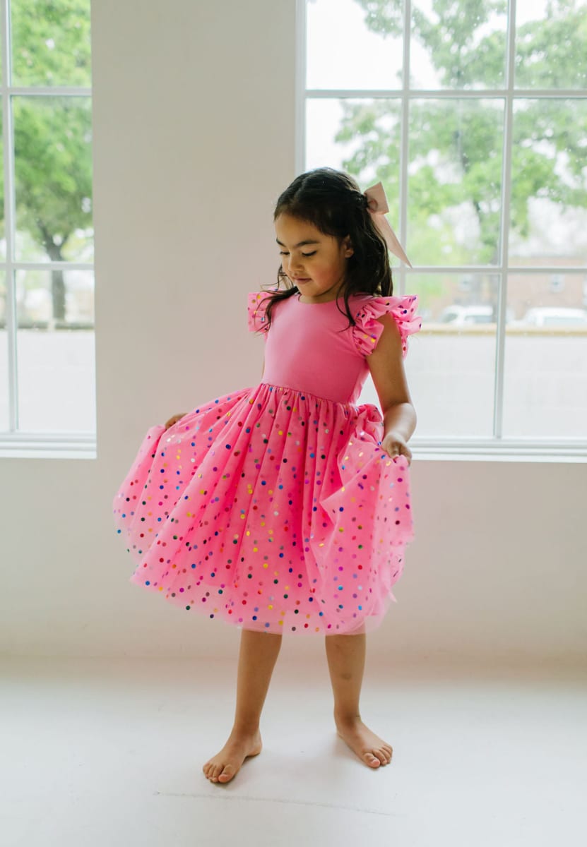 Olivia Dress - Confetti Pop