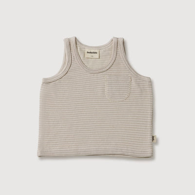 Tank Top - Stone Stripe