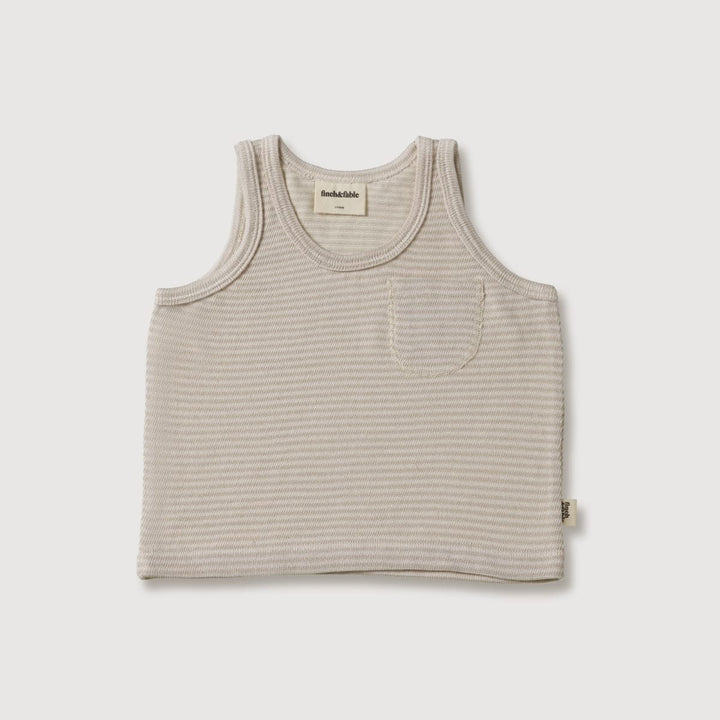Tank Top - Stone Stripe