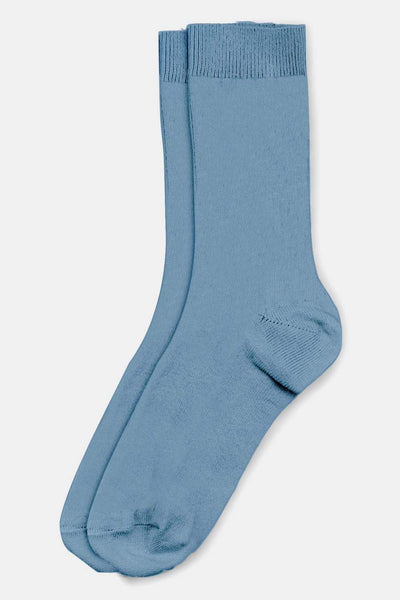 Organic anklet socks - Sky blue