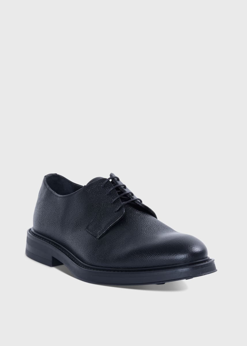 Michael Leather Lace Up - Black