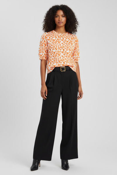 Leo Tee - Optic White/Orange Peel