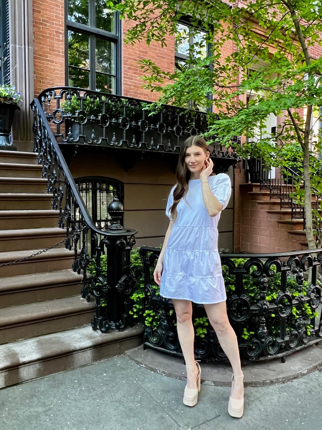 Carlie Dress - White