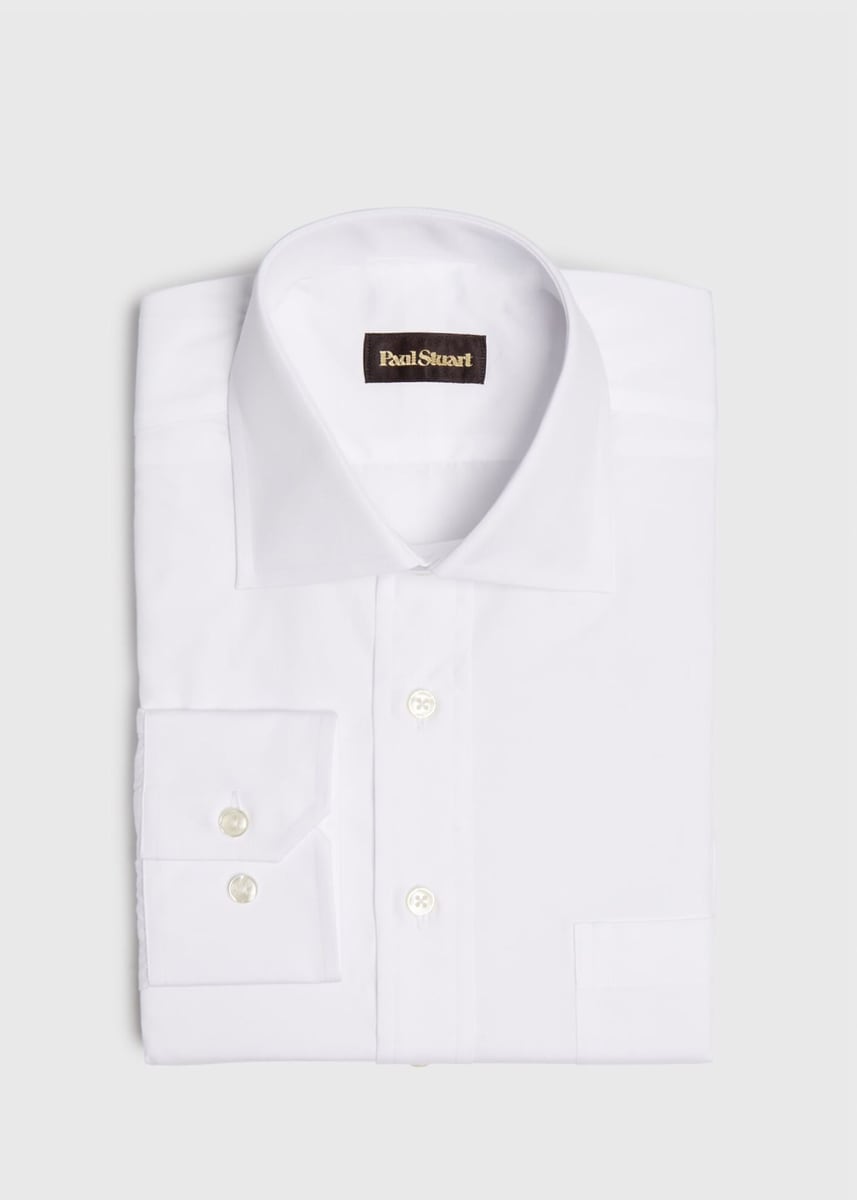St. James Broadcloth Dress Shirt - White