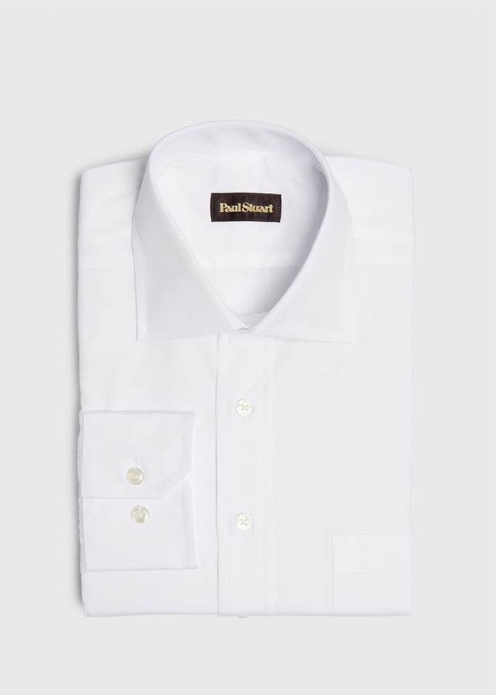 St. James Broadcloth Dress Shirt - White
