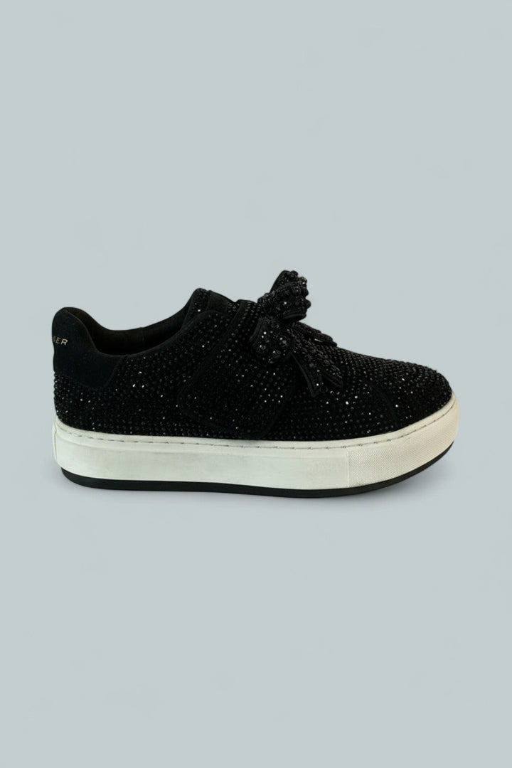 London Laney Bow Low Top Sneakers - Black