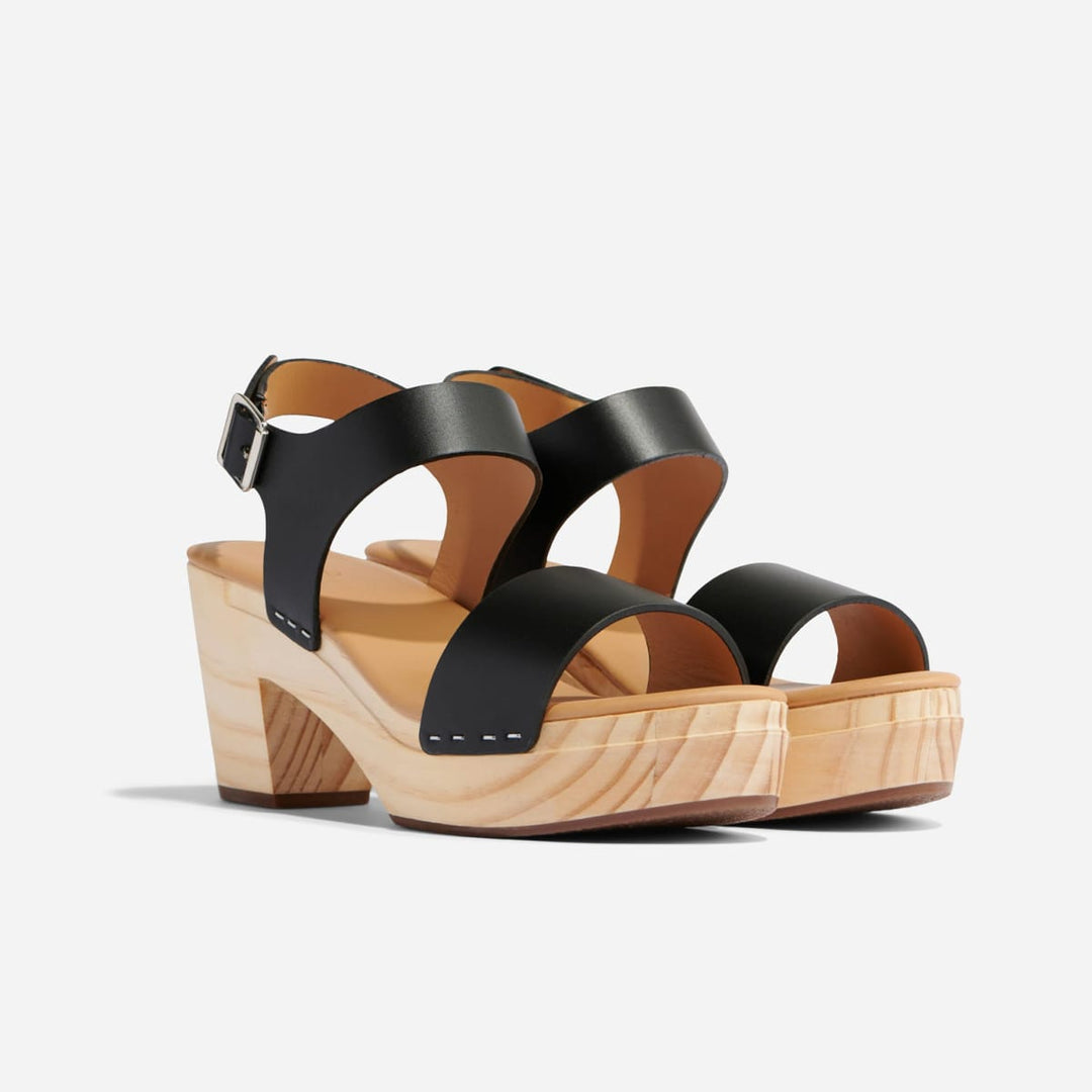 All-Day Open Toe Clog - Black - FINAL SALE