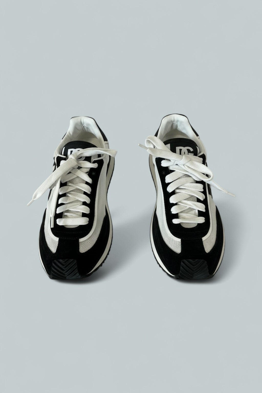 Women's Dg Cushion Low Top Sneakers - Bianco/Nero