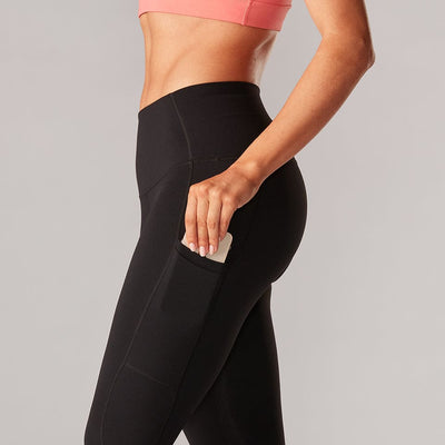 Stash & Dash Leggings - Ebony