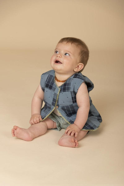Baby Vest - Moonlight Blue