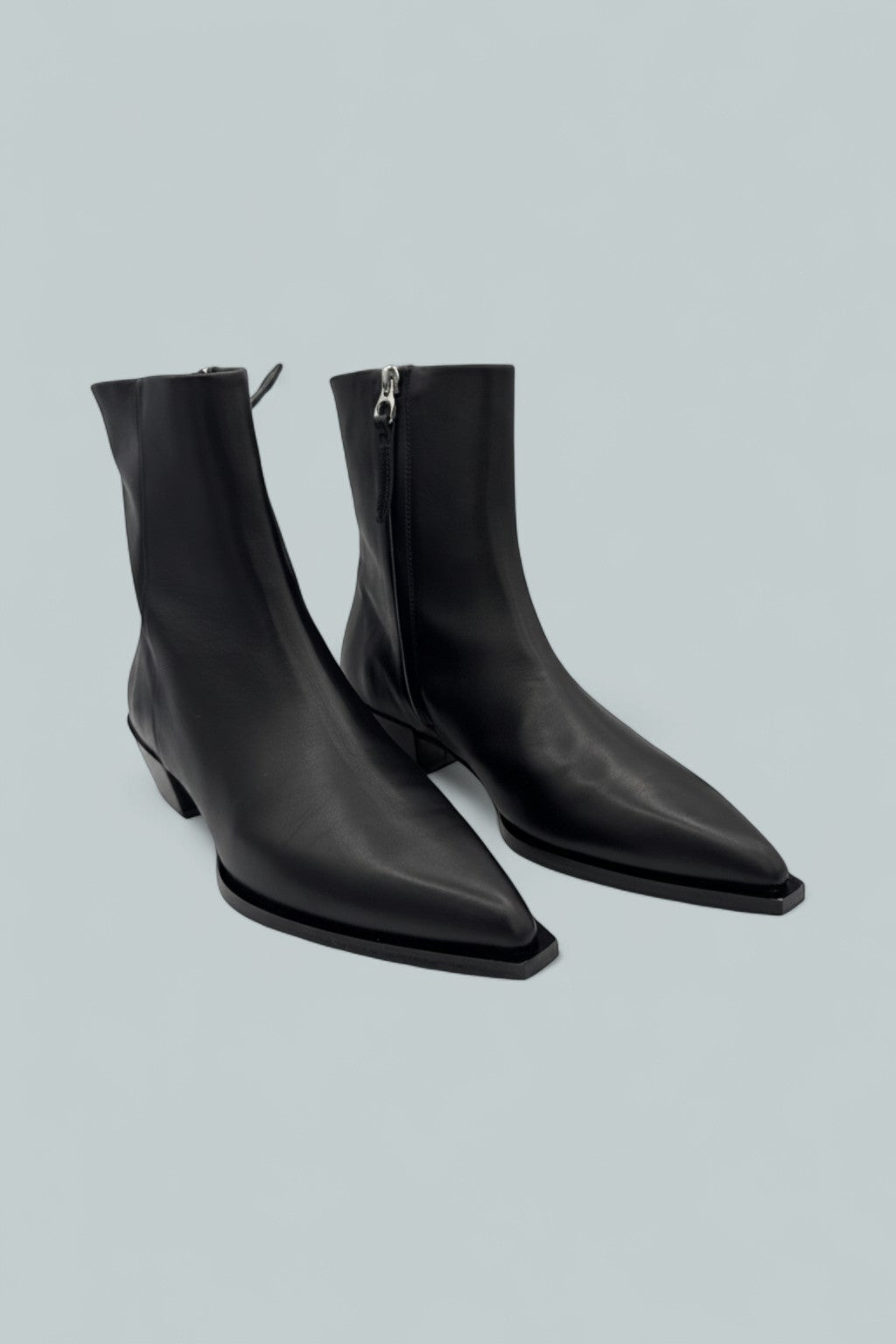 Ruby Pointed Toe Ankle Boots - Black