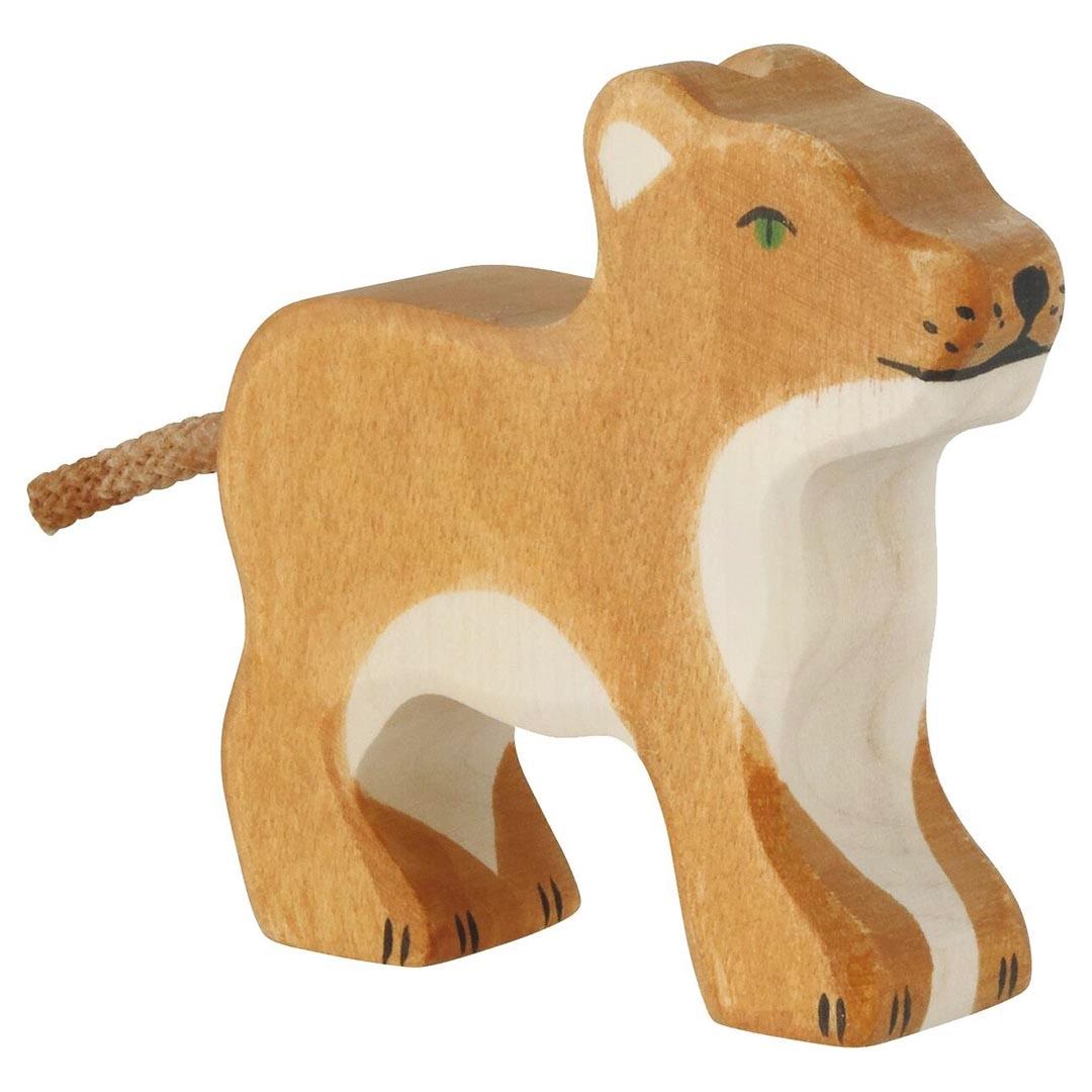 Holztiger Lion Cub
