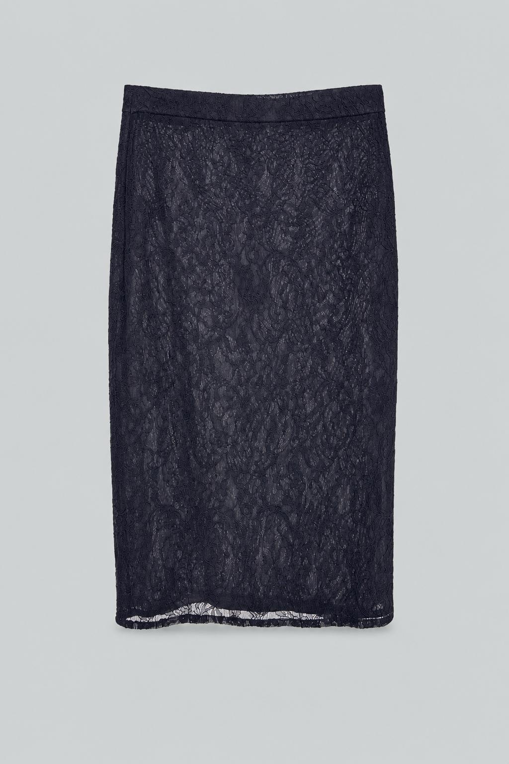 Lace-Up Skirt - Black