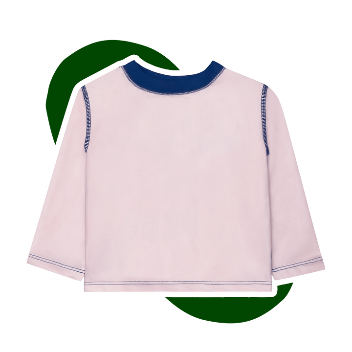 Make The Sea Plastic Free Rose Pink Rashguard - Rose Pink