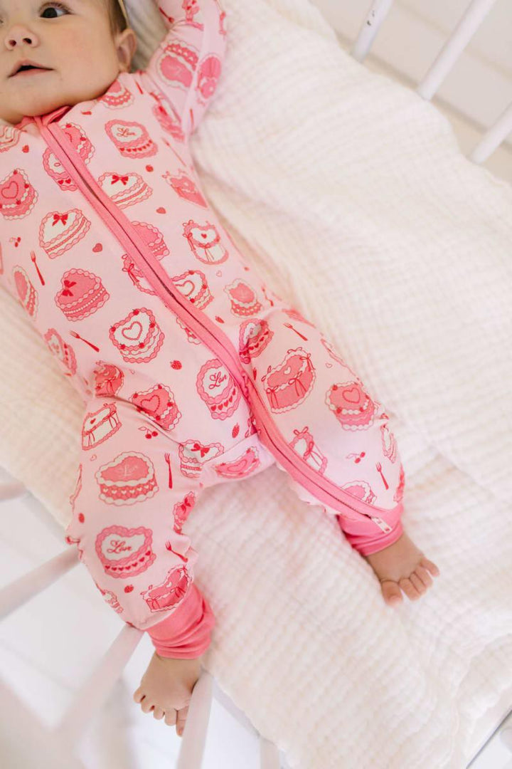 Zippy Bamboo Baby Pajama - Eat Your Heart Out